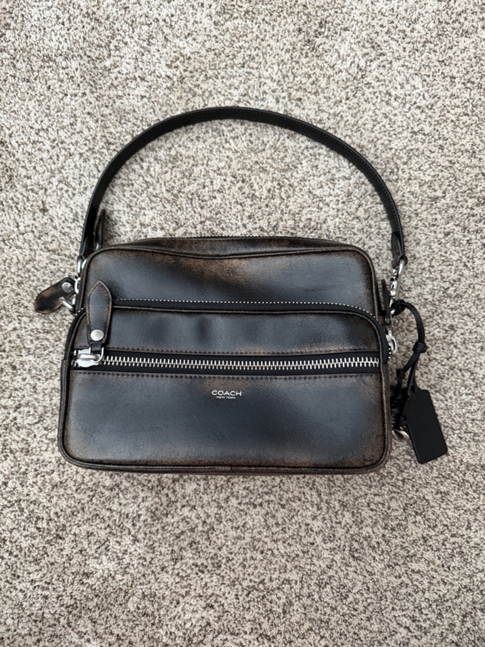 Coach loved leather Dakota crossbody